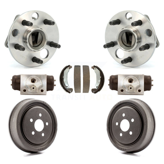 Wheel Cylinders Drum & Shoes Hub Bearing Rear Kit For Pontiac Sunfire Chevrolet