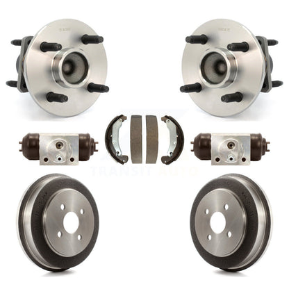 Wheel Cylinders & Drum Shoes Hub Bearing Rear Kit For Chevrolet Cobalt Pontiac