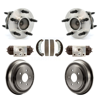 Wheel Cylinders & Drum Shoes Hub Bearing Rear Kit For Chevrolet Cobalt Pontiac