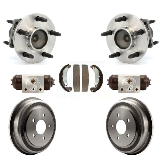 Wheel Cylinders & Drum Shoes Hub Bearing Rear Kit For Chevrolet Cobalt Pontiac