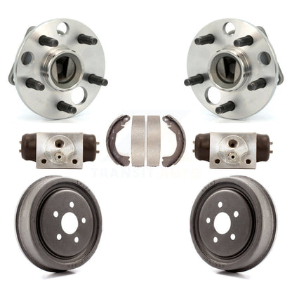 Wheel Cylinders Drum & Shoes Hub Bearing Rear Kit For Chevrolet Cavalier Non-ABS