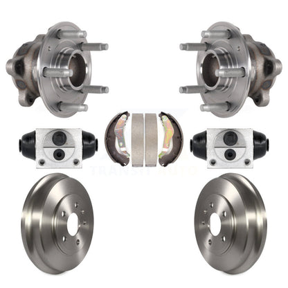 Wheel Cylinders Drum & Shoes Hub Bearing Rear Kit For 2016-2017 Chevrolet Sonic