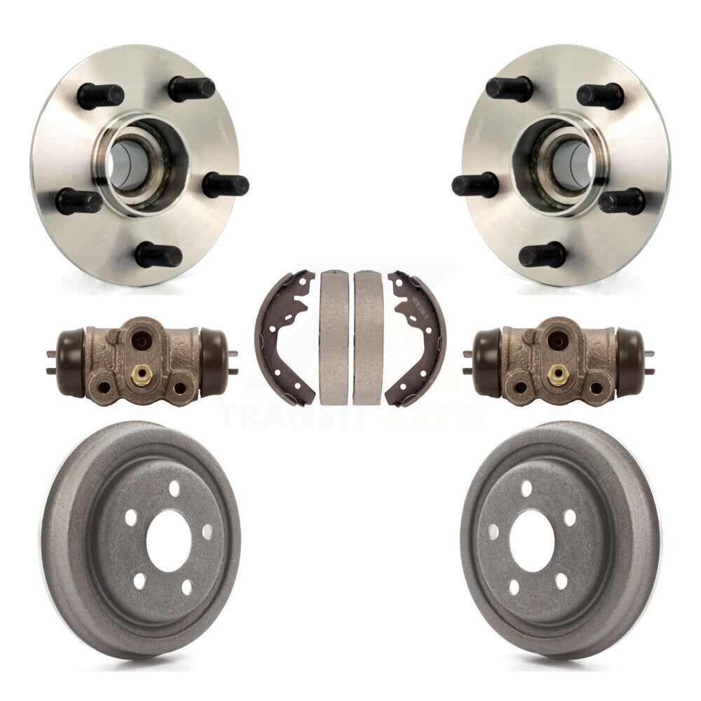 Wheel Cylinders Drum & Shoes Hub Bearing Rear Kit For Neon Dodge Chrysler SX 2.0
