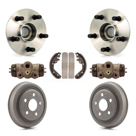 Wheel Cylinders Drum & Shoes Hub Bearing Rear Kit For Neon Dodge Chrysler SX 2.0