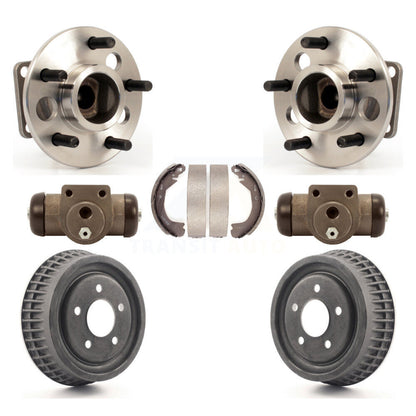 Wheel Cylinders Drum & Shoes Hub Bearing Rear Kit For Pontiac Montana Chevrolet