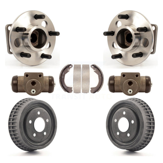 Wheel Cylinders Drum & Shoes Hub Bearing Rear Kit For Pontiac Montana Chevrolet