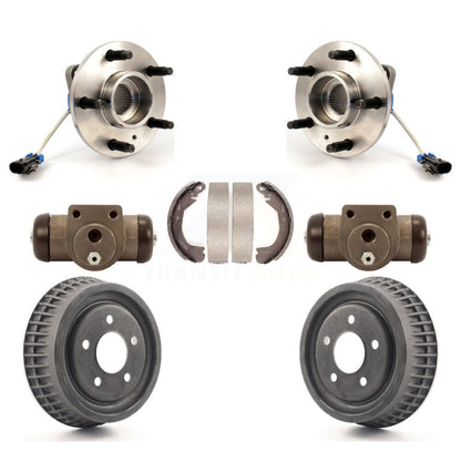 Wheel Cylinders Drum & Shoes Hub Bearing Rear Kit For Pontiac Montana Chevrolet