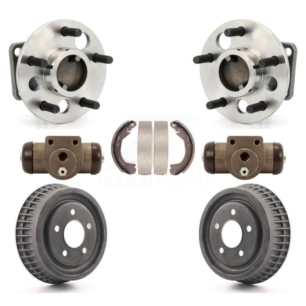 Wheel Cylinders & Drum Shoes Hub Bearing Rear Kit For Buick LeSabre Oldsmobile
