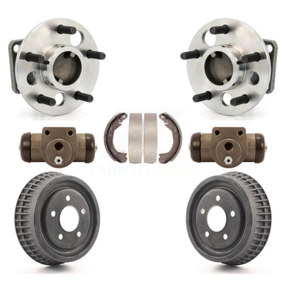 Wheel Cylinders & Drum Shoes Hub Bearing Rear Kit For Buick LeSabre Oldsmobile