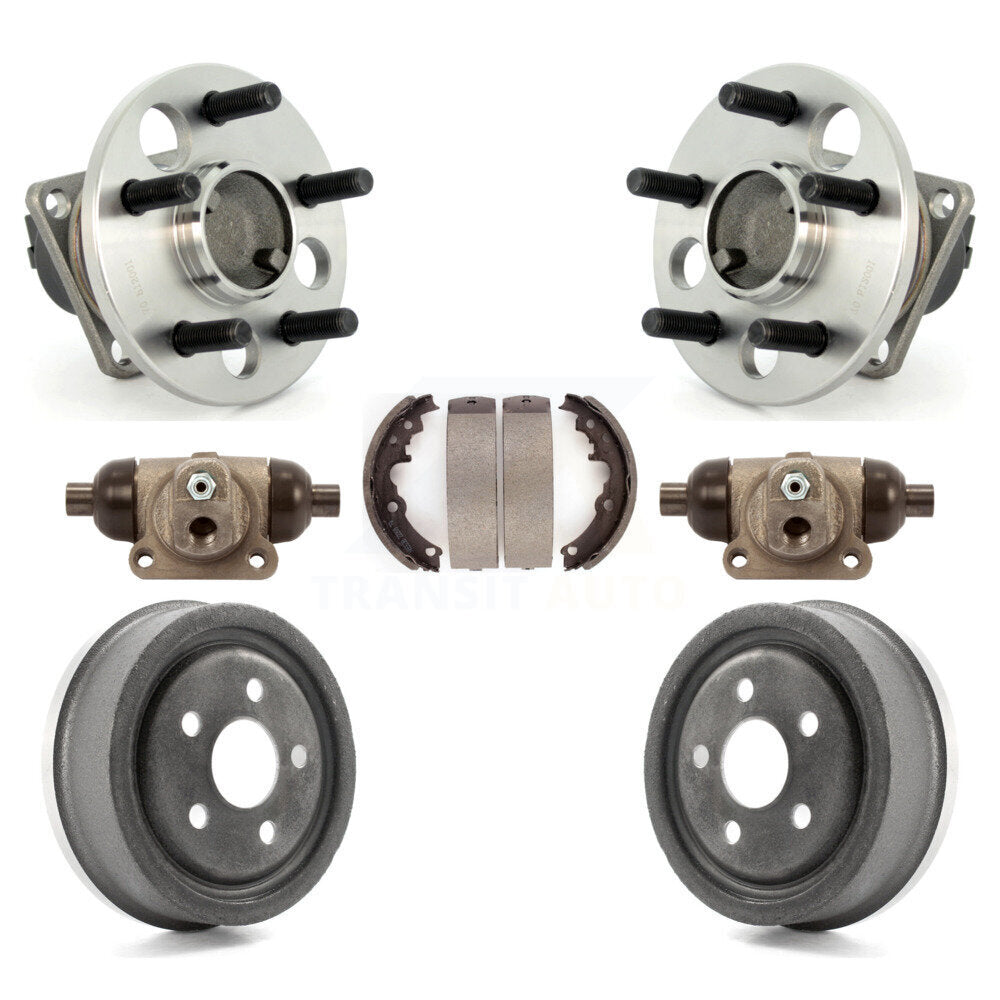 Wheel Cylinders & Drum Shoes Hub Bearing Rear Kit For Pontiac Sunfire Grand Am