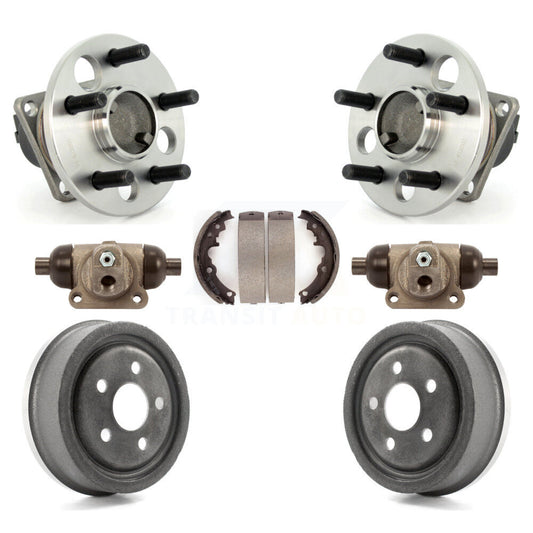 Wheel Cylinders & Drum Shoes Hub Bearing Rear Kit For Pontiac Sunfire Grand Am