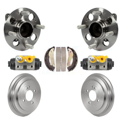 Wheel Cylinders & Drum Shoes Hub Bearing Rear Kit For 2012-2017 Hyundai Accent