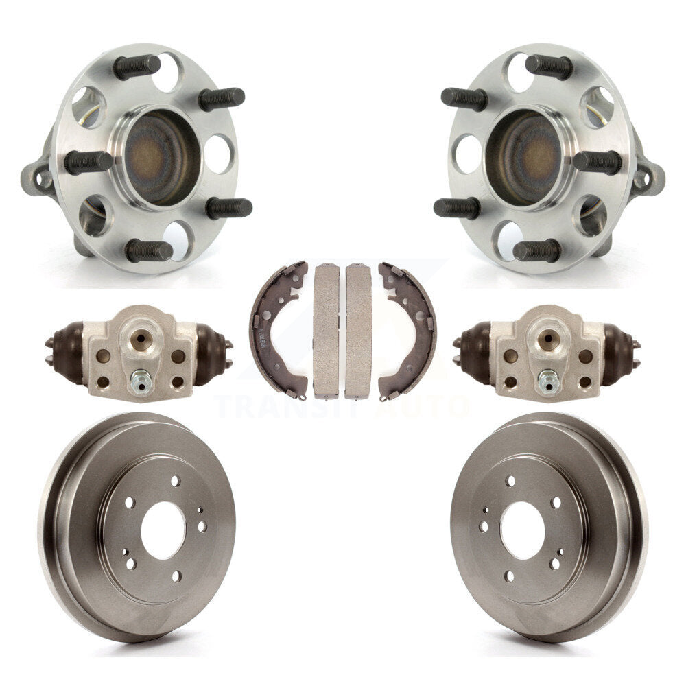 Wheel Cylinders And Drum & Shoes Hub Bearing Rear Kit For 2011 Honda Civic GX