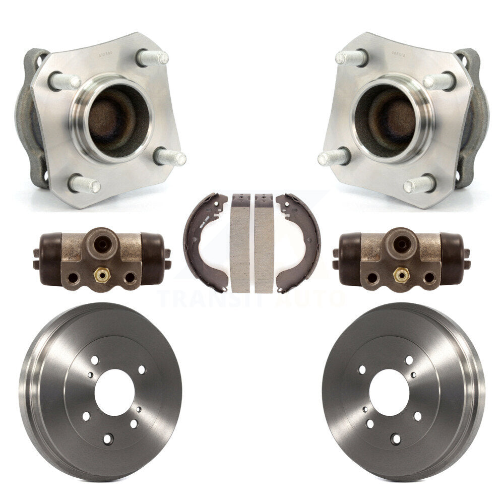 Wheel Cylinders And Drum & Shoes Hub Bearing Assembly Rear Kit For Nissan Sentra