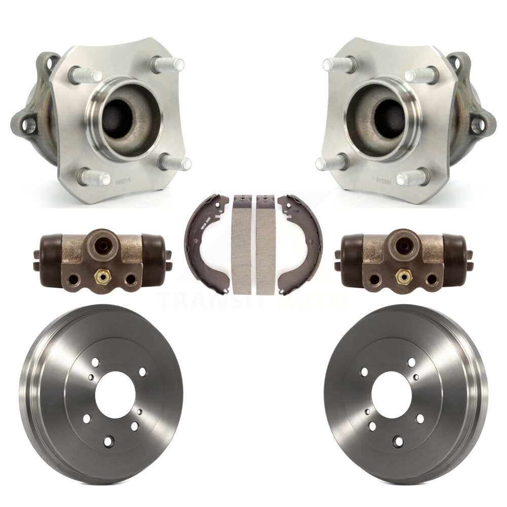 Wheel Cylinders And Drum & Shoes Hub Bearing Assembly Rear Kit For Nissan Sentra