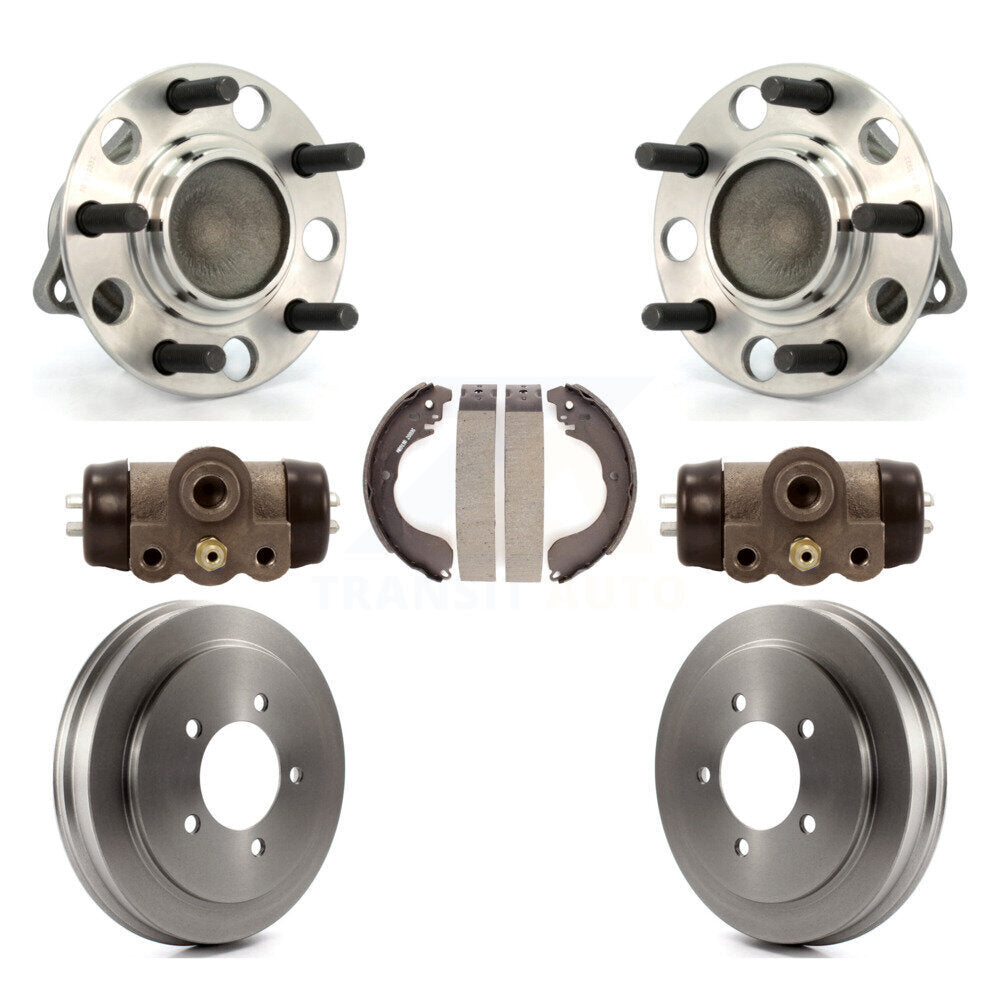 Wheel Cylinders Drum & Shoes Hub Bearing Rear Kit For Jeep Patriot Compass Dodge