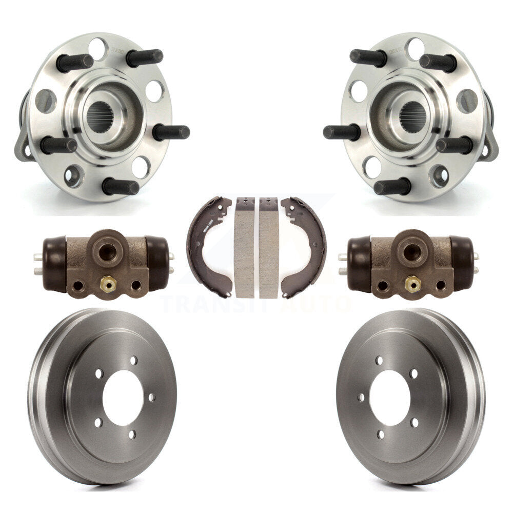 Wheel Cylinders Drum & Shoes Hub Bearing Rear Kit For Jeep Patriot Compass Dodge
