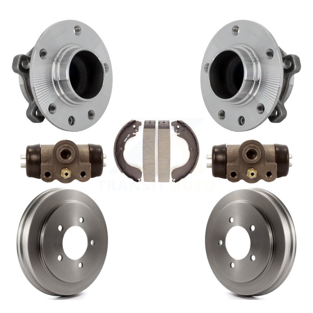 Wheel Cylinders And Drum & Shoes Hub Bearing Assembly Rear Kit For Jeep Compass