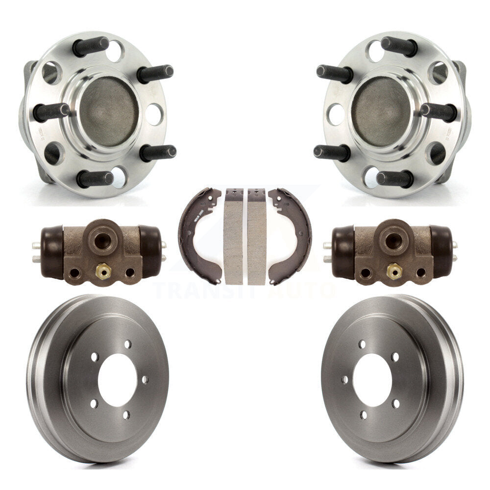 Wheel Cylinders And Drum & Shoes Hub Bearing Rear Kit For Dodge Caliber Avenger