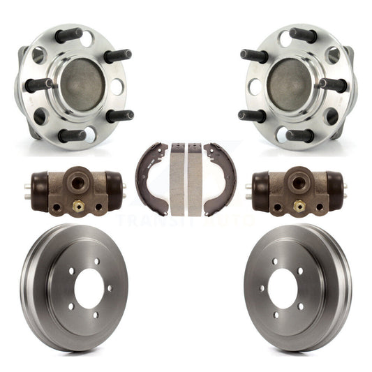 Wheel Cylinders And Drum & Shoes Hub Bearing Rear Kit For Dodge Caliber Avenger