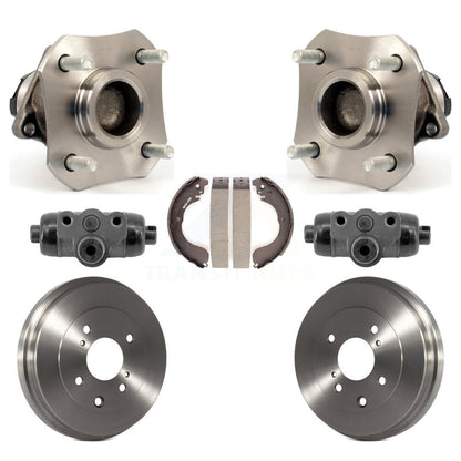 Wheel Cylinders & Drum Shoes Hub Bearing Rear Kit For Nissan Versa 4-Wheel ABS