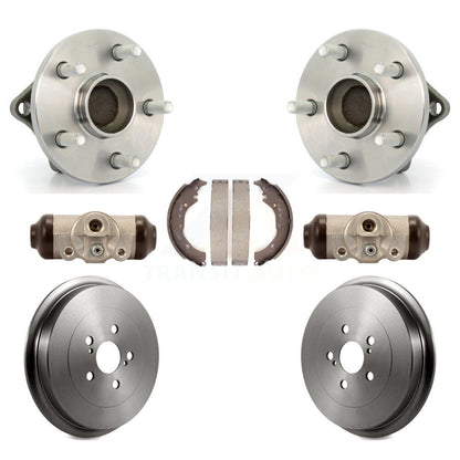 Wheel Cylinders & Drum Shoes Hub Bearing Rear Kit For 2009-2013 Toyota Corolla