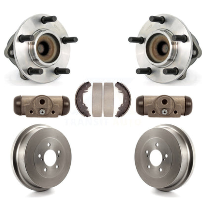 Wheel Cylinders Drum & Shoes Hub Bearing Rear Kit For Dodge Caravan Grand Town