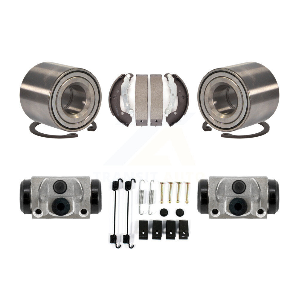 Wheel Cylinders Drum Shoes Hardware Bearing Rear Kit For Nissan Micra Versa Note