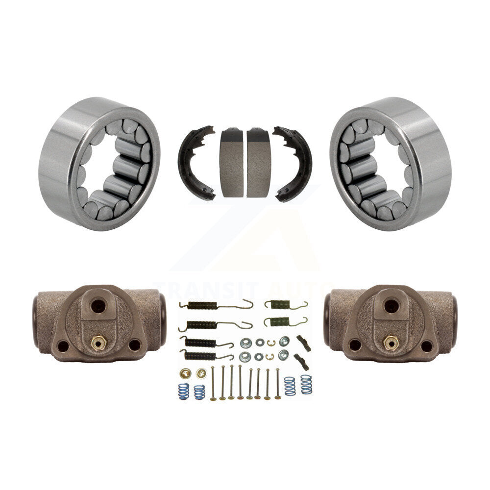 Wheel Cylinders Drum Shoes Hardware Bearing Rear Kit For 99-00 Cadillac Escalade