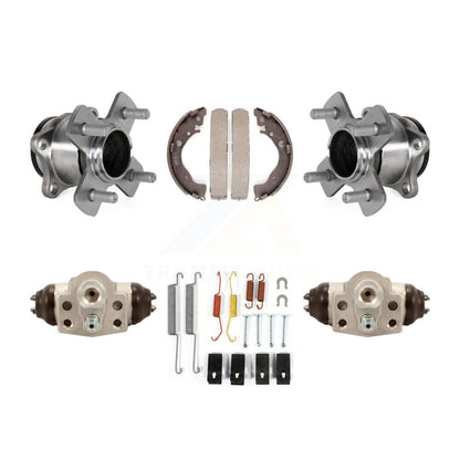 Wheel Cylinders And Drum Shoes Hub Bearing Rear Kit For 2015-2019 Honda Fit
