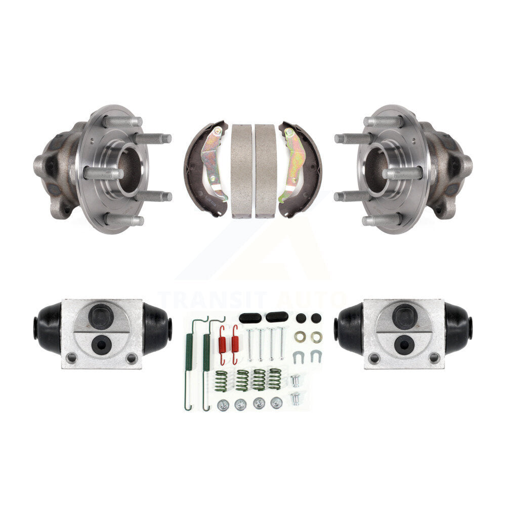 Wheel Cylinders & Drum Shoes Hub Bearing Rear Kit For 2016-2017 Chevrolet Sonic