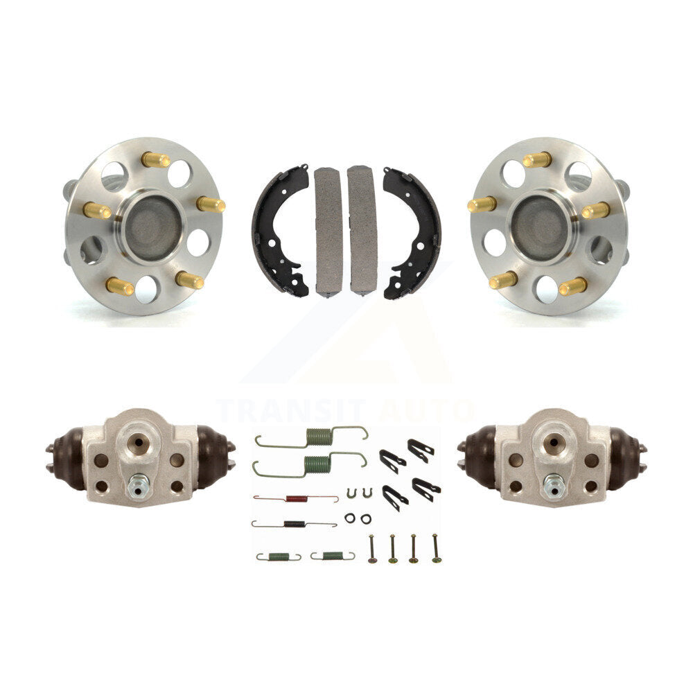 Wheel Cylinders And Drum Shoes Hub Bearing Assembly Rear Kit For Honda Civic