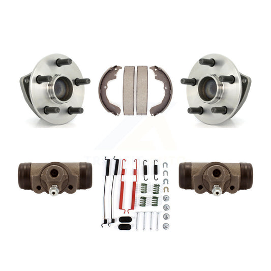 Wheel Cylinders & Drum Shoes Hub Bearing Rear Kit For Pontiac Vibe Toyota Matrix