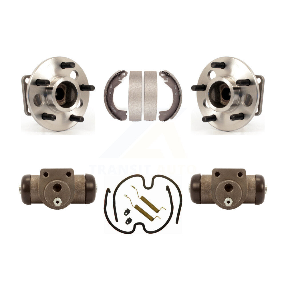 Wheel Cylinders & Drum Shoes Hub Bearing Rear Kit For Pontiac Montana Chevrolet