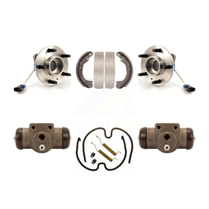 Wheel Cylinders & Drum Shoes Hub Bearing Rear Kit For Pontiac Montana Chevrolet
