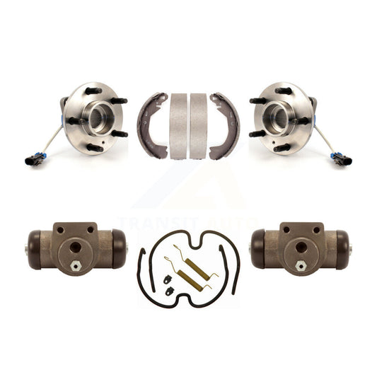 Wheel Cylinders & Drum Shoes Hub Bearing Rear Kit For Pontiac Montana Chevrolet