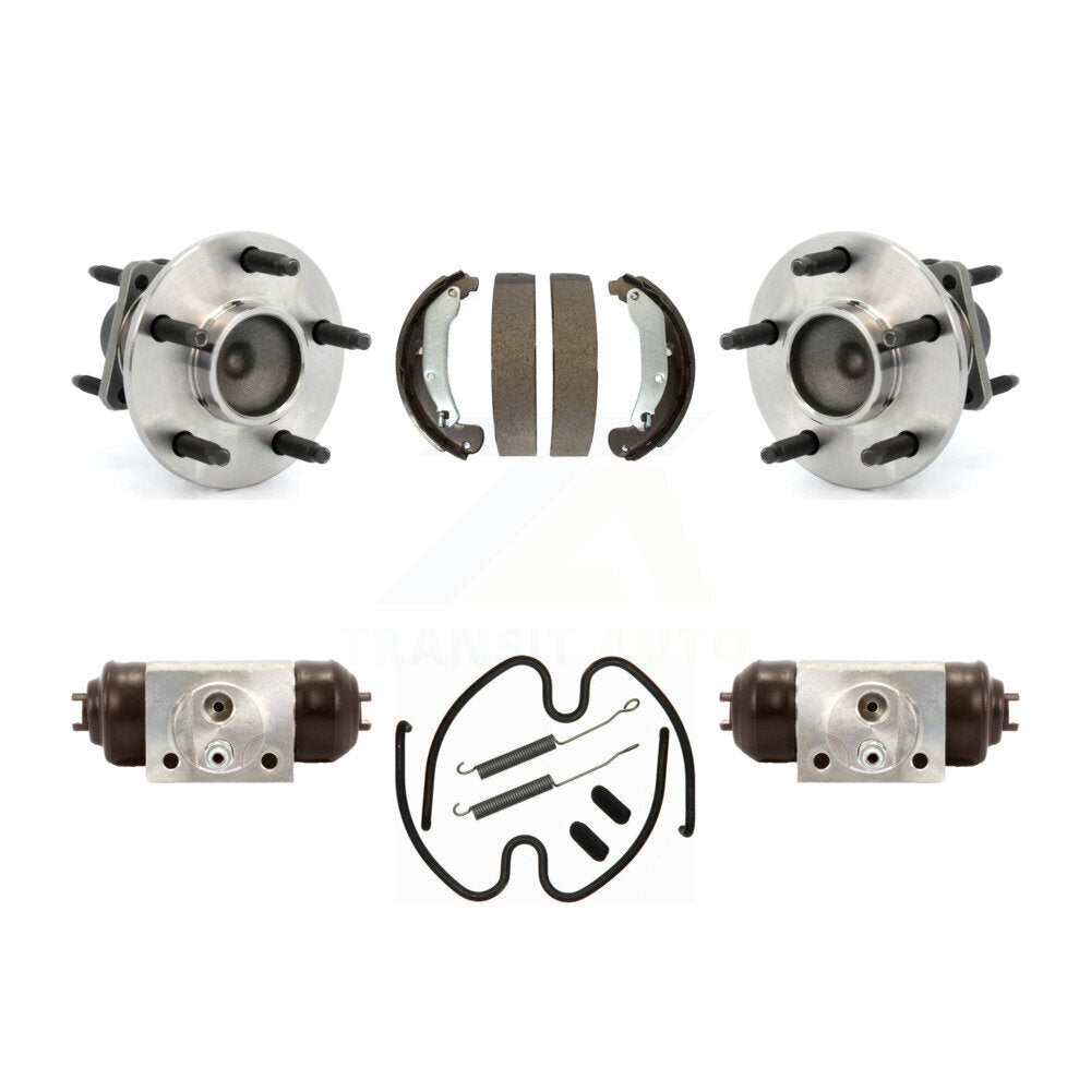 Wheel Cylinders Drum Shoes Hub Bearing Rear Kit For Chevrolet Cobalt Pontiac G5