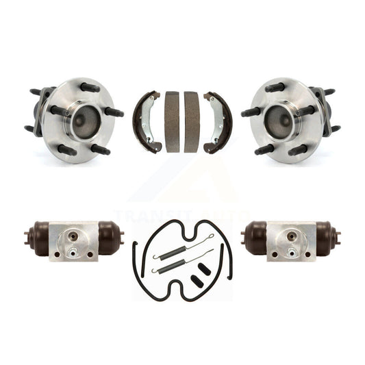 Wheel Cylinders Drum Shoes Hub Bearing Rear Kit For Chevrolet Cobalt Pontiac G5