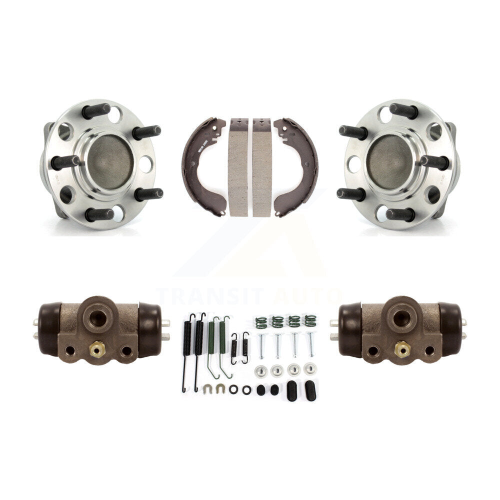 Wheel Cylinders And Drum Shoes Hub Bearing Rear Kit For Dodge Caliber Avenger
