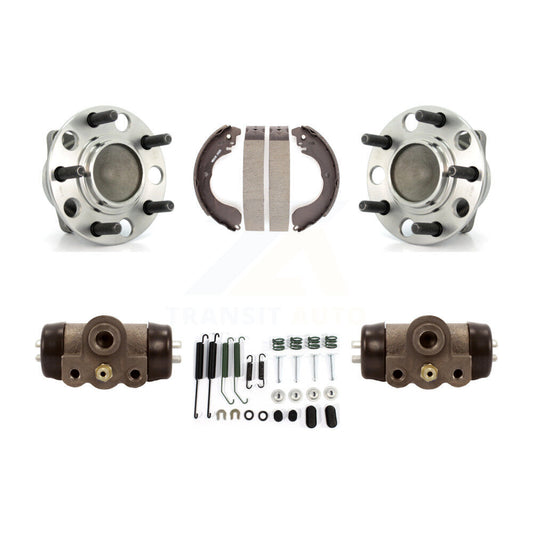 Wheel Cylinders And Drum Shoes Hub Bearing Rear Kit For Dodge Caliber Avenger