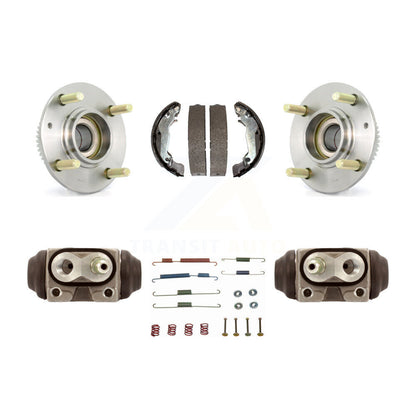 Wheel Cylinders Drum Shoes Hub Bearing Rear Kit For Hyundai Elantra 4-Wheel ABS