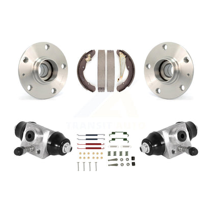 Wheel Cylinders And Drum Shoes Hub Bearing Rear Kit For Volkswagen Jetta