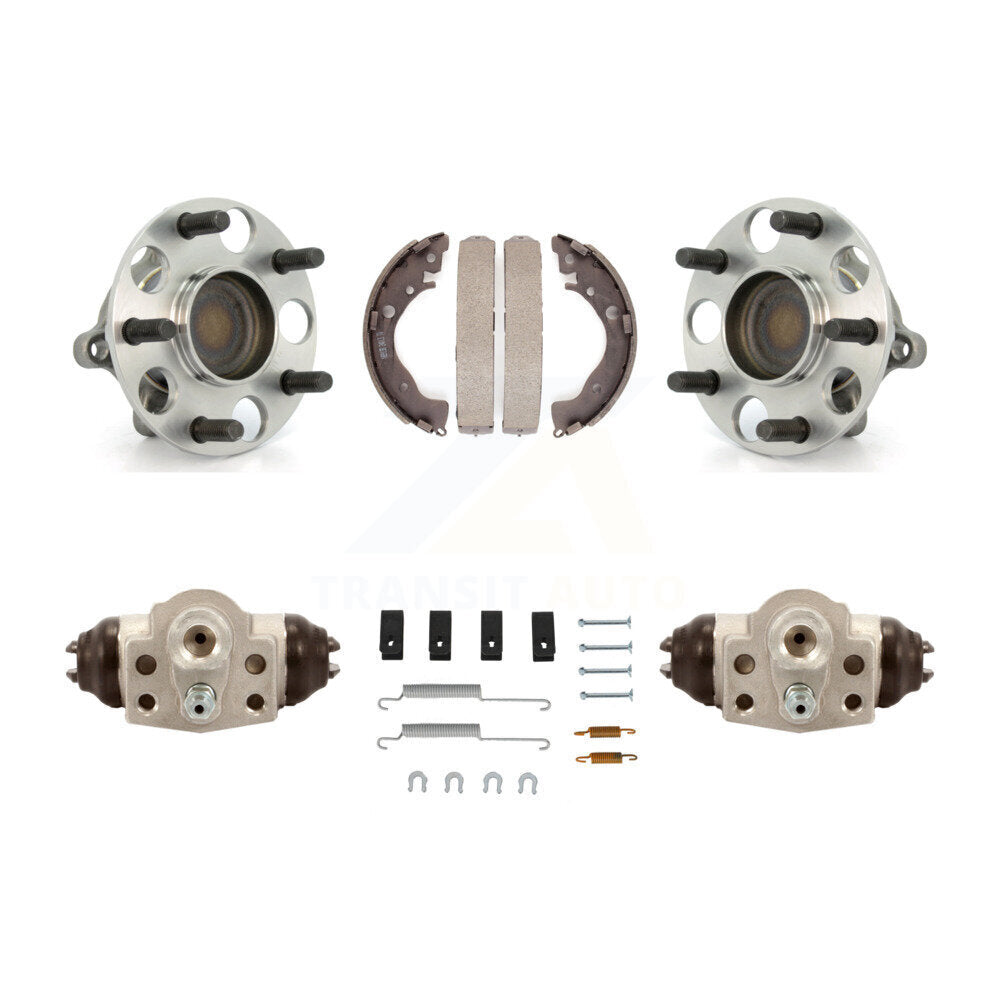 Wheel Cylinders And Drum Shoes Hub Bearing Assembly Rear Kit For Honda Civic