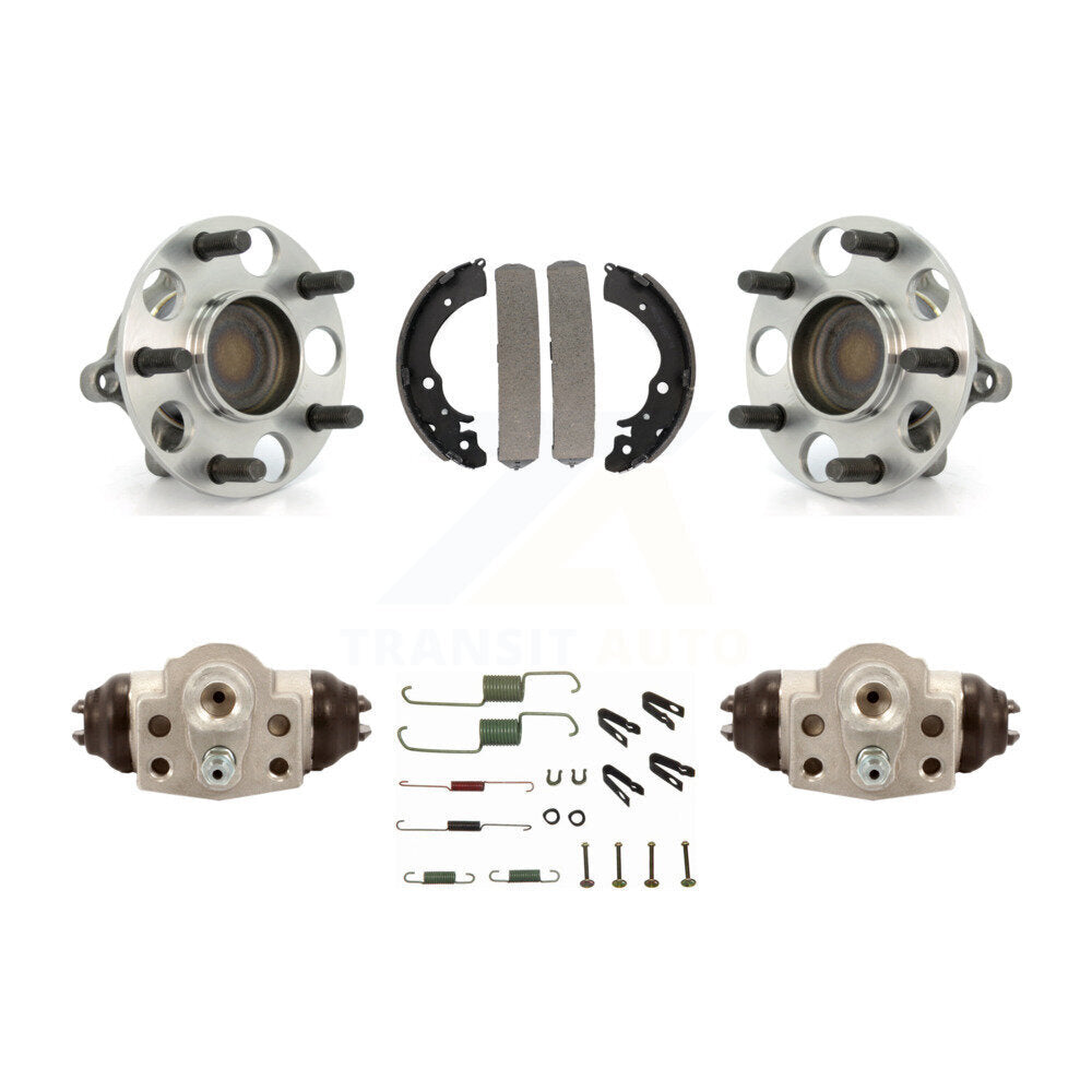 Wheel Cylinders And Drum Shoes Hub Bearing Assembly Rear Kit For Honda Civic GX