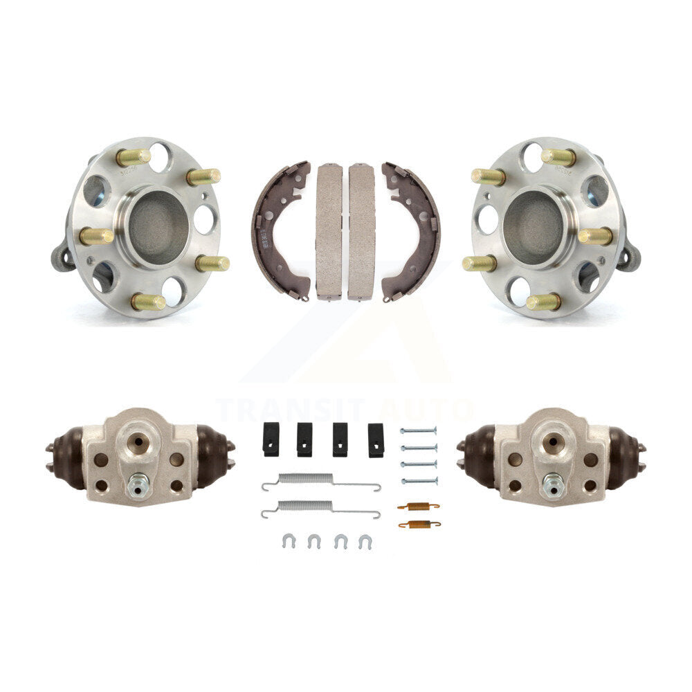 Wheel Cylinders And Drum Shoes Hub Bearing Assembly Rear Kit For Honda Civic