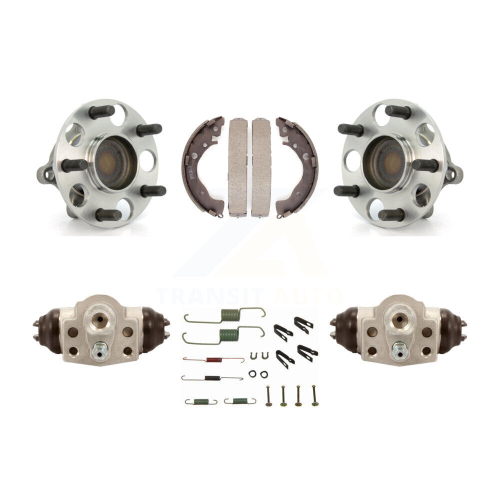 Wheel Cylinders And Drum Shoes Hub Bearing Rear Kit For 2011 Honda Civic GX