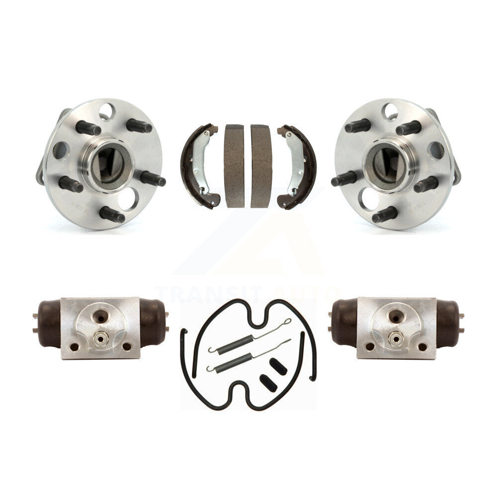 Wheel Cylinders & Drum Shoes Hub Bearing Rear Kit For Pontiac Sunfire Chevrolet
