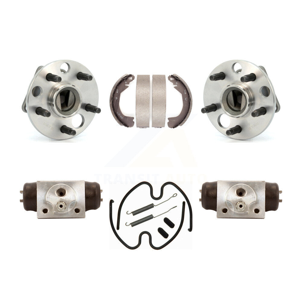 Wheel Cylinders & Drum Shoes Hub Bearing Rear Kit For Chevrolet Cavalier Non-ABS