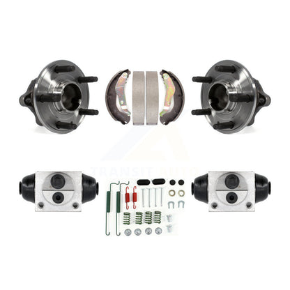 Wheel Cylinders & Drum Shoes Hub Bearing Rear Kit For 2012-2015 Chevrolet Sonic