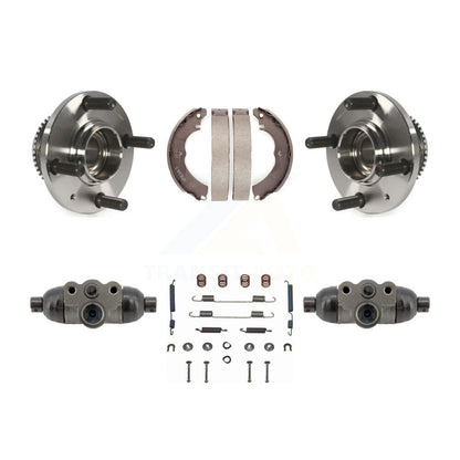 Wheel Cylinders & Drum Shoes Hub Bearing Rear Kit For 02-07 Mitsubishi Lancer ES